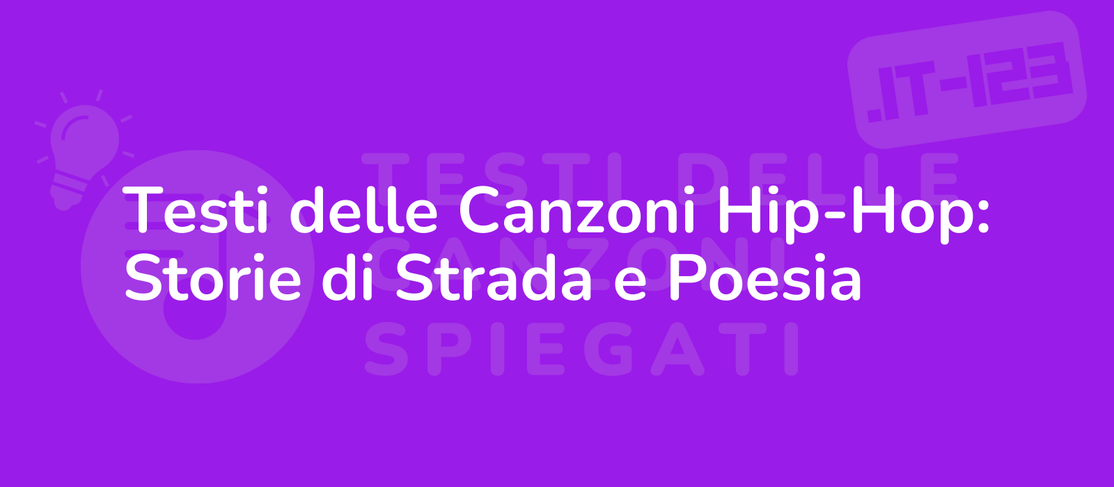 Testi delle Canzoni Hip-Hop: Storie di Strada e Poesia